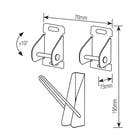 Suporte para TV Inclinável de 10" a 85" Brasforma