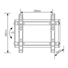 Suporte para TV Inclinável de 23" a 42" Ultra Slim Brasforma