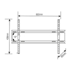 Suporte para TV Inclinável de 37" a 70" Ultra Slim Brasforma