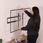 Suporte para TV Inclinável de 37" a 85" de Parede Lexman Universal Preto