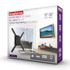 Suporte para TV Inclinável SBRP110 TVs de LED, LCD e Plasma 10" a 55" Preto Brasforma