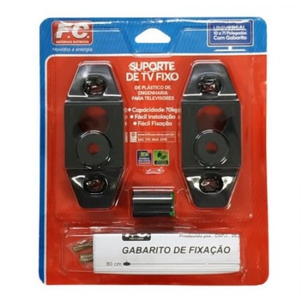 Suporte Para Tv Lcd 10 A 71 70 Kg Fc 30083