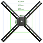 Suporte Para Tv Tri-articulado Lcd Led Plasma 20 A 43 Pol 1d