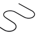 Suporte para Vaso 45x12cm em Aço Preto Tutor de Plantas ZigZag Massol