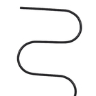 Suporte para Vaso 45x12cm em Aço Preto Tutor de Plantas ZigZag Massol