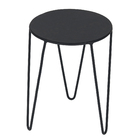 Suporte para Vaso em Aço 29x25cm Preto Oficina Tripé Infinity Baixo Vasap