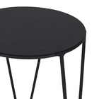 Suporte para Vaso em Aço 29x25cm Preto Oficina Tripé Infinity Baixo Vasap