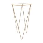 Suporte Para Vaso Burguina Grande Dourado Ø34x69 57370108