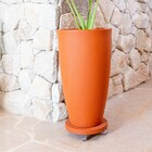 Suporte para Vaso para Chão em Plástico 8,5x24cm Terracota Vasap