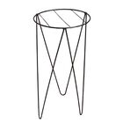 Suporte para Vaso de Chão Tripe Aço 48x25x25cm Alambre