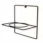 Suporte para Vaso de Parede Aço 20x20x15cm Single Alambre