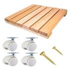 Suporte Para Vaso De Plantas Com Rodinhas 30cm Quadrado  Supo