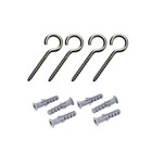 Suporte para Vaso Gancho de Teto Aço Preto Alambre