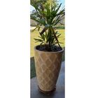 Suporte Para Vaso Madeira Com Rodas 25 Cm Rodinha Cristal