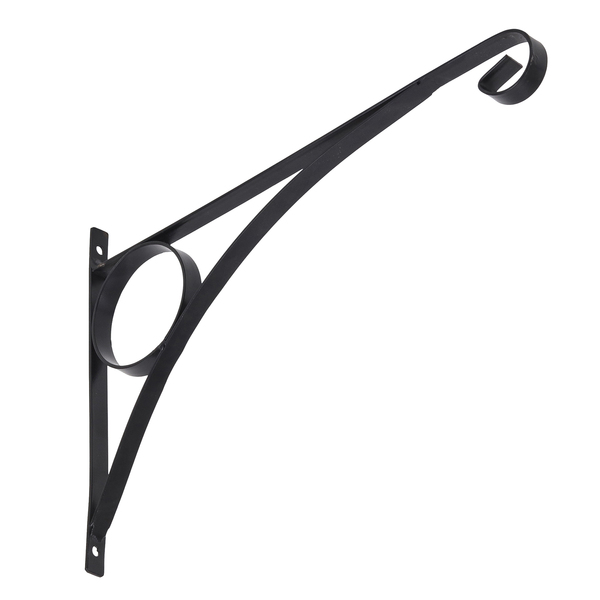 Suporte para Vaso Para parede Metal 31x21cm Preto