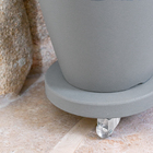 Suporte para Vaso para Chão em Plástico 8,5x24cm Cinza Vasap