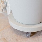 Suporte para Vaso para Chão em Plástico 8,5x30cm Areia Vasap