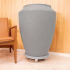 Suporte para Vaso para Chão em Plástico 8,5x40cm Cinza Vasap