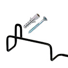 Suporte para Vaso de Parede Aço 5x15,5x13 Preto Alambre