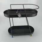 Suporte Para Vasos Planta Cachepô 2 Niveis Home&co Metal 36x3