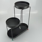 Suporte Para Vasos Planta Cachepô 3 Niveis Home&co Metal 45x3