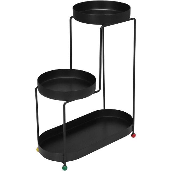 Suporte Para Vasos Planta Cachepô 3 Niveis Home&co Metal 45x3