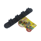 Suporte para Vassouras de Parede  4 Ganchos Plástico Preto Nitron