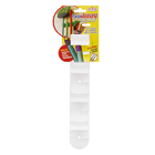 Suporte para Vassouras de Parede Plástico Branco Nitronplast