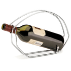 Suporte Para Vinho Bottle Holder Aço Cromado Forma