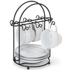 Suporte Para Xicaras De Cafe Black Arthi 2463