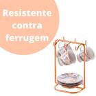 Suporte Para Xicaras De Cafe Grande Rose Gold Future 1125rg