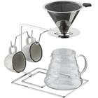 Suporte Para Xícaras De Chá E Café Com Suporte Coador Mocha S