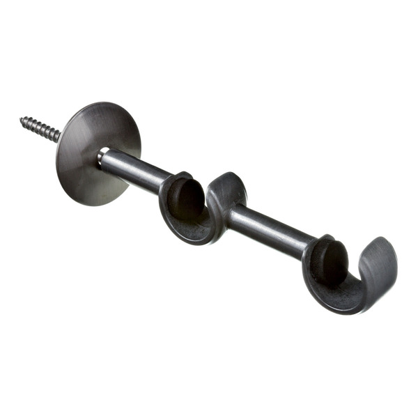 Suporte Parede Duplo Zamac Prata 19mm/19mm Couselo