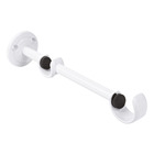 Suporte Parede Haste Duplo Zamac Branco 19mm/28mm Couselo