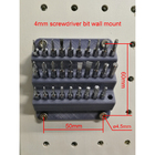 Suporte Parede Para Cabeça Chave De Fenda Bits Hexagonal