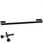 Suporte Pendurador Porta Toalha De Banho Banheiro Preto Zmt