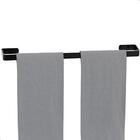 Suporte Pendurador Porta Toalha De Banho Banheiro Preto Zmt