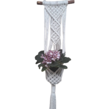 Suporte Plantas Macramê Cru Anabel