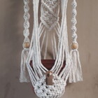 Suporte Plantas Macramê Cru Deise