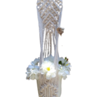 Suporte Plantas Macramê Cru Serena