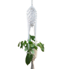 Suporte Plantas Macramê Cru Serena