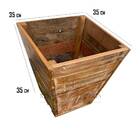 Suporte Plantas Vasos Jardim Cachepo Cachepot Madeira De Demo