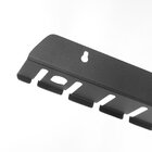 Suporte Porta 10 Espetos E Facas De Parede Em - Aço - Preto