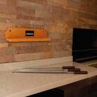 Suporte Porta 20 Espetos De Parede Para Churrasco Em Madeira