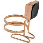 Suporte Porta Algodão Cotonete Fixação Ventosa Rose Gold - Be