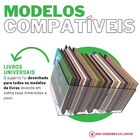 Suporte Porta Apoiador Lateral De Livros Estante Prateleira T