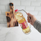 Suporte Porta Azeite Garrafa Bancada Cozinha Óleo Salada
