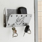 Suporte Porta Chave/carteira/carta/óculos Inox Pombo