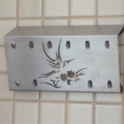 Suporte Porta Chaves De Parede Inox Escovado - Beija Flor