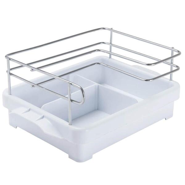 Suporte Porta Condimentos Para Cozinha Branco Azeite Vinagre
